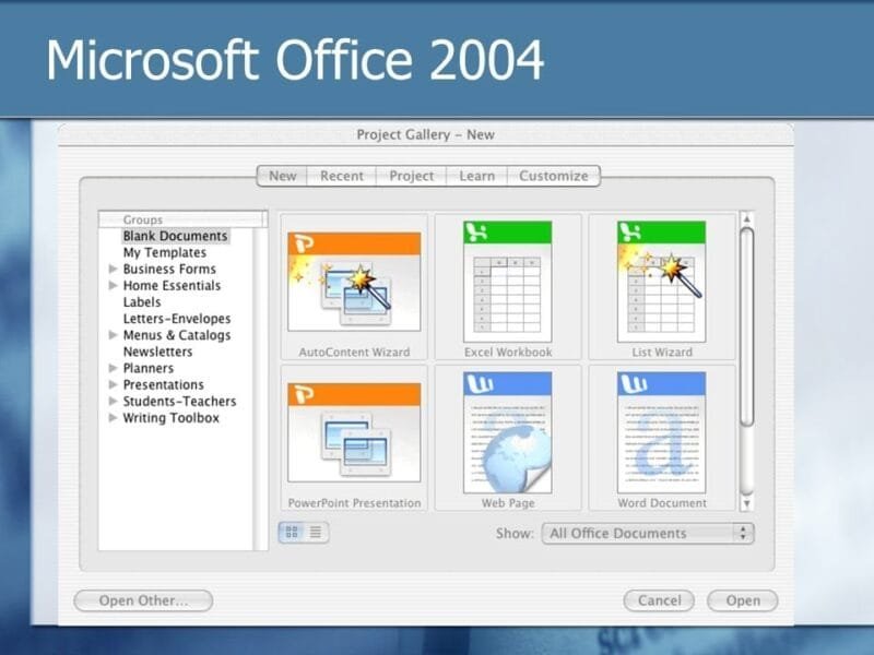 Office 2004
