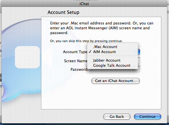 Niente accesso ad iChat per i vecchi Mac 1 ichat gtalk
