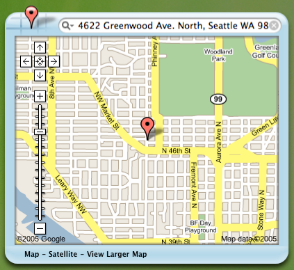 Widget Google Maps