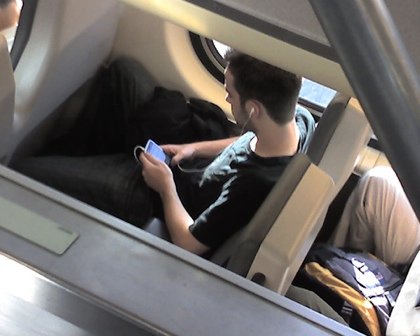 iPhone in treno