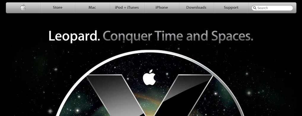 nuova grafica sito Apple