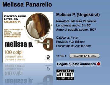 audiolibro melissa p