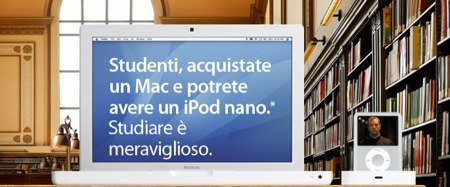 promozione compra un mac e hai un iPod Nano