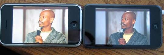 schermo ipod touch vs iphone