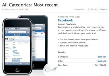 Apple inaugura la sezione Web Apps nel sito 1 Apple web apps