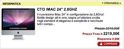 sconti iMac Fnac