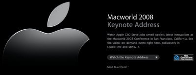 Streaming Macworld 2008