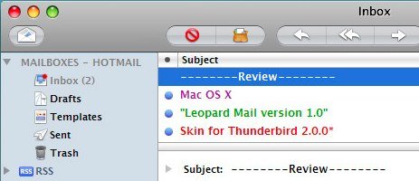 Thunderbird come Mail