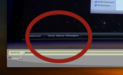 Time Machine: un nuovo bottone visto durante il Keynote 1 Time Machine Keynote