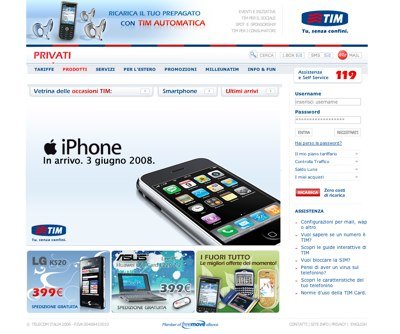 Tim e Vodafone ufficializzano l'iPhone in Italia 1 iphone tim ant