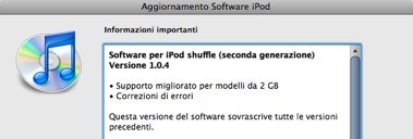 iPod Shuffle 1.0.4
