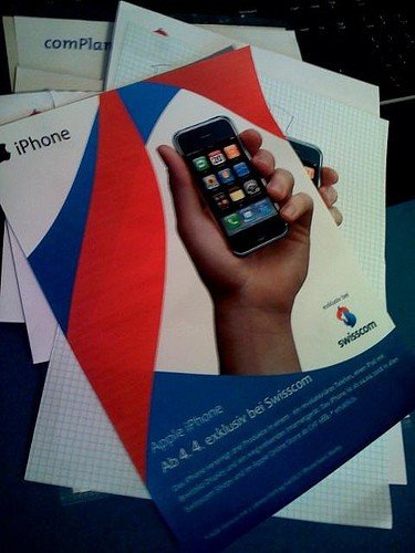 manifesto iPhone Svizzera