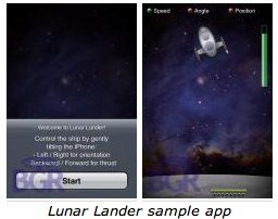 screen shot Lunar Lander