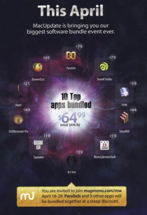 Nuovo bundle in arrivo per MacUpdate 1 bundle macupdate 08