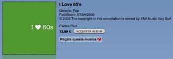 Gli anni '60 sbarcano in iTunes 1 I love 60_s