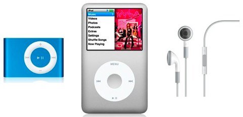 Novità minori: iPod Shuffle, Classic e nuove cuffie 7 classic shuffle e nuove cuffie