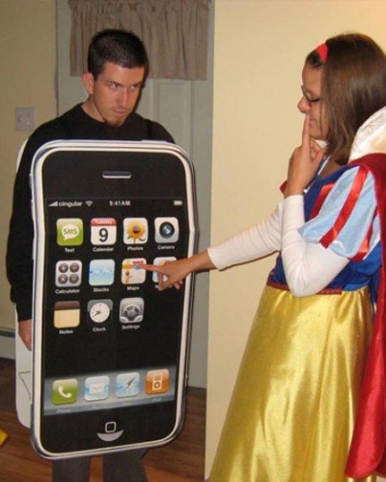 travestimento iphone halloween 2