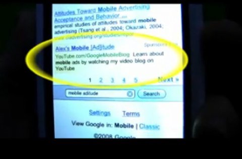 adwords-iphone banner per iPhone