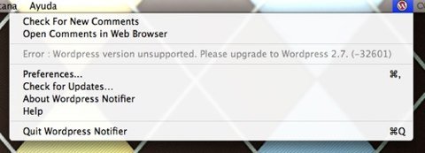 wordpress-notifier WordPress Notifier