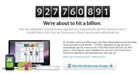 app-store-miliardesima-applicazione app-store-miliardesima-applicazione