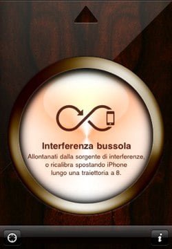 bussola interferenza