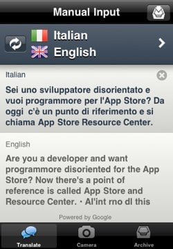 Anteprima Babelshot, il traduttore per iPhone con riconoscimento del testo 1 Babelshot