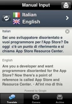 Anteprima Babelshot, il traduttore per iPhone con riconoscimento del testo 1 Babelshot