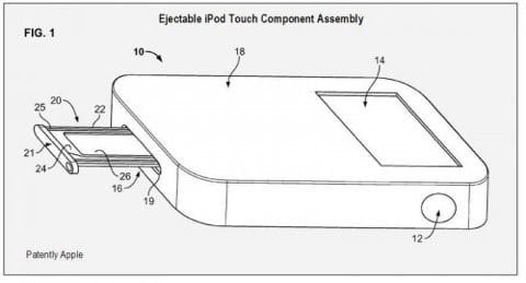 brevetto lettore card iPod Touch