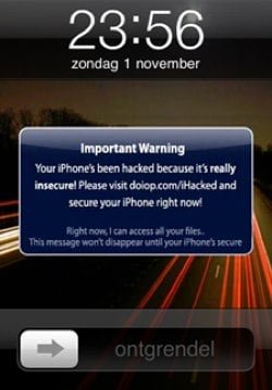 iPhone jailbroken