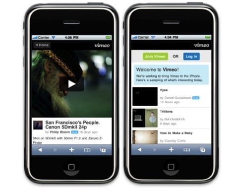 video Vimeo compatibili