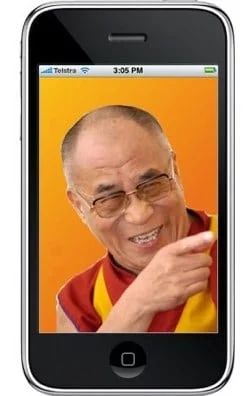Dalai Lama iPhone