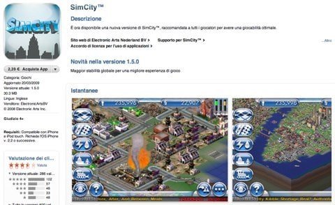 Nuove schede riepilogative App Store