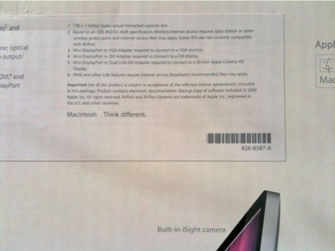 Think Different scatola Mac Think Different scatola Mac