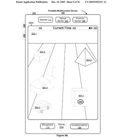 brevetto navigazione 3D Apple tablet di Apple