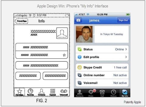 brevetto pagina mie informazioni iPhone Mie informazioni