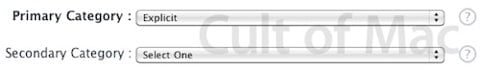 Explicit in iTunes Connect Explicit