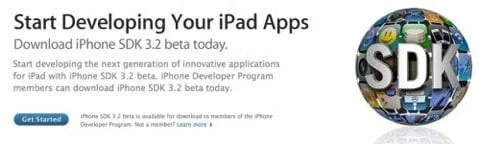 SDK 3.2 beta 3 per iPad