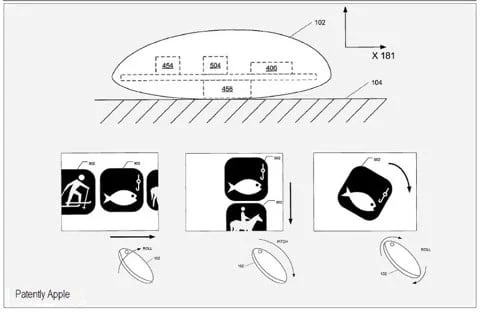 brevetto Magic Mouse accelerometro