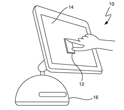 brevetto schermo touch sensitive Mac schermo touch sensitive