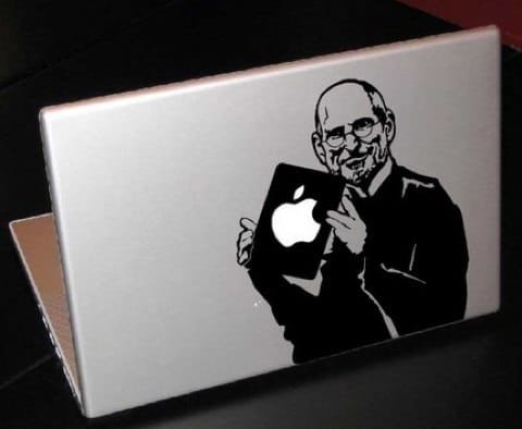 decalcomania Steve Jobs MacBook decalcomania