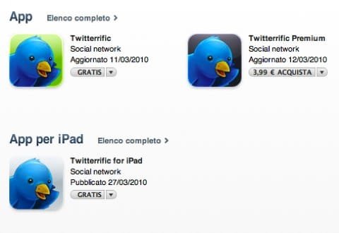 App per iPad in iTunes applicazioni per iPad