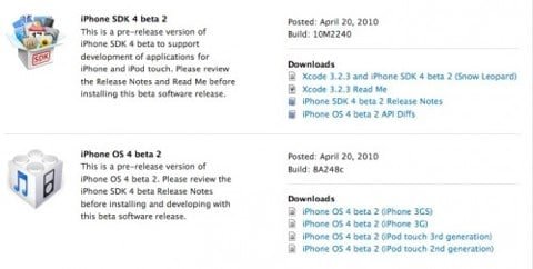 Firmware 4.0 beta 2 firmware 4.0
