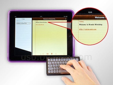 tastiera bluetooth iPad