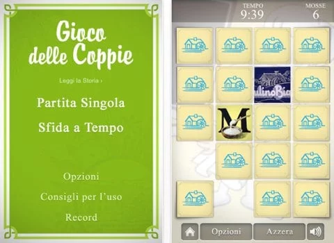 Gioco delle coppie Mulino Bianco Mulino Bianco