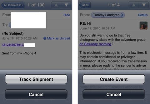 Mail iOS 4 Mail