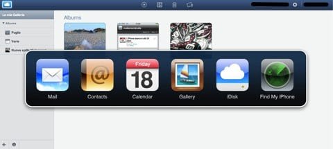 Nuova GUI MobileMe MobileMe