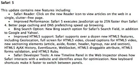 Safari 5