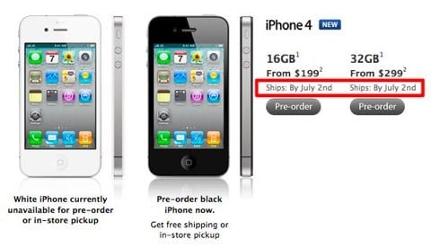 iPhone 4 terminati iPhone 4