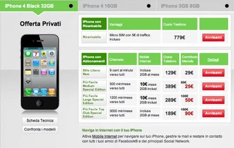 iPhone 4 32 GB Vodafone