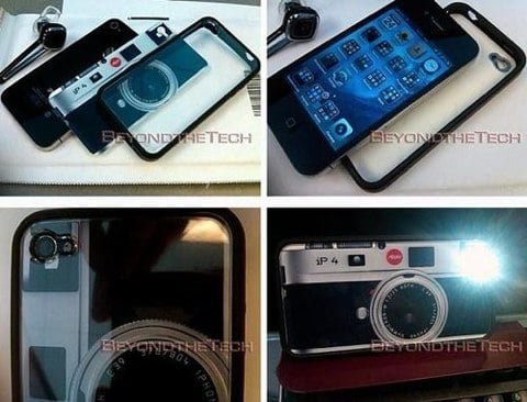 Una skin trasforma l'iPhone 4 in una Leica Camera M8 1 iPhone 4 in Leica Camera M8